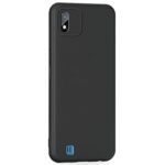 kelpuj Back Case for Realme C11 2021 Ultra Slim Soft Rubberised | Inner Velvet Fabric Lining | Matte Silicone Flexible Camera Protection Back Case Cover- Black - Image 3