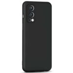 kelpuj Back Cover for 1+ Oneplus Nord 2 5G | Nord 2 5G Pac-Man Edition | Slim Soft Rubberised Case | Inner Velvet Fabric Lining | Matte Silicone Flexible Mobile Case | Camera Protection - Black - Image 5