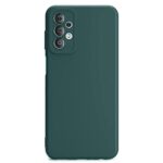 Ultra Slim Soft Rubberised Back Cover for Vivo Y21 | Y21s | Y21G | Inner Velvet Fabric Lining | Matte Silicone Flexible Camera Protection Back Case - Green - Image 3