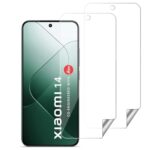 Unbreakable Nano Film Glass Screen Protector for Xiaomi 14 [ Flexible Like a Screen Guard, Harder Than a Tempered Glass ]  Pack of 2 Clear