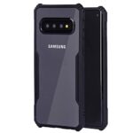 Shock Proof Clear Back Case Mobile Cover for Samsung Galaxy S10 Plus (Hard | Hybrid PC + TPU | Full Armour Device & Camera Protection | Black) - Image 5
