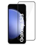 6D Screen Protector Tempered Glass for Samsung Galaxy S23 5G | ScratchProof | Bubble Proof | Full Glue Edge to Edge Coverage | with Easy Installation Kit  Black (Pack of 1)