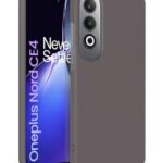 Slim Frameless Back Cover for 1+ OnePlus Nord CE 4 5G | Ultra Thin Lightweight Design & Camera Protection | Soft Matte Silicone Flexible Mobile Case (Grey)