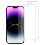 Unbreakable Nano Film Glass [ Flexible like a Screen Guard, Harder than a Tempered Glass ] Screen Protector Compatible with Apple iPhone 14 Pro Max  Pack Of 2