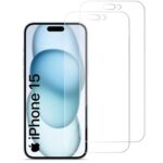 Unbreakable Nano Film Glass Screen Protector for Apple iPhone 15 [ Flexible like a Screen Guard, Harder than a Tempered Glass ]  Pack Of 2
