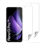 Unbreakable Nano Film Glass Screen Protector for Oppo Reno 13 Pro 5G [ Flexible like a Screen Guard, Harder than a Tempered Glass ]  Pack Of 2