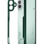 kelpuj Shock Proof Clear Protective Back Case for Nothing CMF Phone 1 - AirEDGE Technology | 360 Degree Camera Protection | Transparent Hybrid Back Case Mobile Cover - Green