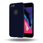 Shock Proof Ultra Thin Back Case for iPhone 8 / iPhone 7 | Matte Anti Slip Soft Back Case Cover with Camera Protection Bump for Apple iPhone 8 / iPhone 7 - Washington Blue [ Launch Offer ]