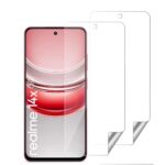Unbreakable Nano Film Glass Screen Protector for Realme 14x 5G [ Flexible Like a Screen Guard, Harder Than a Tempered Glass ]  Pack of 2 Clear