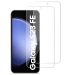 Unbreakable Nano Film Glass Screen Protector for Samsung Galaxy S23 FE 5G [ Flexible Like a Screen Guard, Harder Than a Tempered Glass ]  Pack of 2 Clear