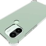 kelpuj Crystal Clear Transparent Back Case Cover for Redmi A2 Plus | Redmi A1 Plus | Poco C50 | Poco C51 | Full Device & Camera Protection Flexible Silicone Back Cover Case Transparent