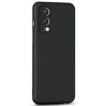 kelpuj Back Cover for 1+ Oneplus Nord 2 5G | Nord 2 5G Pac-Man Edition | Slim Soft Rubberised Case | Inner Velvet Fabric Lining | Matte Silicone Flexible Mobile Case | Camera Protection - Black - Image 4