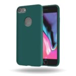Shock Proof Ultra Thin Back Case for iPhone 8 / iPhone 7 | Matte Anti Slip Soft Back Case Cover with Camera Protection Bump for Apple iPhone 8 / iPhone 7 - Olive Green [ Launch Offer ]