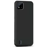 Ultra Slim Matte Shockproof Soft Silicone Back Case Cover for Realme C20 | Realme C11 2021 - Pitch Black - Image 3