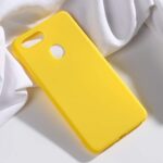 Shock Proof Ultra Thin Back Case for Realme 2 | Matte Anti Slip Soft Back Case Cover with Camera Protection Bump for Oppo Realme 2 - Sunshine Yellow [ Launch Offer ] - Image 2