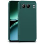 kelpuj Back Cover for 1+ OnePlus Nord 4 5G | Ultra Slim Soft Rubberised Case | Inner Velvet Fabric Lining | Matte Silicone Flexible Mobile Case | Camera Protection - Green