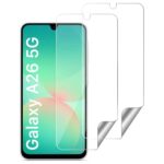 Unbreakable Nano Film Glass Screen Protector for Samsung Galaxy A26 5G [ Flexible like a Screen Guard, Harder than a Tempered Glass ]  Pack Of 2