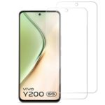 Unbreakable Nano Film Glass Screen Protector for Vivo Y200 5G [ Flexible like a Screen Guard, Harder than a Tempered Glass ]  Pack Of 2