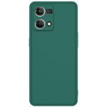 Ultra Slim Soft Rubberised Back Cover with Inner Velvet Fabric Lining, Matte Silicone Flexible Camera Protection for Oppo F21 Pro 4G | - Green - Image 3