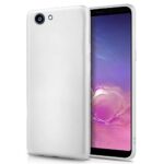 Shock Proof Ultra Thin Back Case for Realme 1 | Matte Anti Slip Soft Back Case Cover with Camera Protection Bump for Oppo Realme 1 - Calm White [ Launch Offer ]