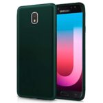 Shock Proof Ultra Thin Back Case for Galaxy J7 Pro | Matte Anti Slip Soft Back Case Cover with Camera Protection Bump for Samsung Galaxy J7 Pro - Olive Green [ Launch Offer ]