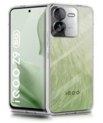 Crystal Clear Transparent Back Case Cover for iQOO Z9 5G | Full Device & Camera Protection Shockproof TPU | Flexible Silicone Back Cover Case Transparent