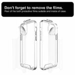 Ultra-Hybrid Crystal Clear Back Case Cover for Apple iPhone 14 Plus | Hard Back | Slim Fit Shockproof Design | Camera Protection Bump | Back Cover Case (PC,TPU | Transparent) - Image 7