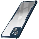 Shock Proof Clear Back Cover Case Mobile Cover Compatible with Apple iPhone 13 | iPhone 14 (Hard | Hybrid PC + TPU | Full Armour Device & Camera Protection | Blue) - Image 5