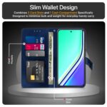 Shock Proof Flip Cover Back Case for Realme P3 Pro 5G | Magnetic Wallet Leather Case with Stand - Image 5