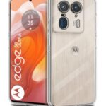Crystal Clear Transparent Back Case Cover for Motorola Moto Edge 50 Ultra | Full Device & Camera Protection Shockproof TPU | Flexible Silicone Back Cover Case Transparent