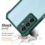 TPU+PC Shock Proof Clear Protective Back Case for Samsung Galaxy M13 4G|F13 4G-Airedge Technology|360 Degree Camera Protection|Transparent Hybrid Back Case Mobile Cover-Green - Image 7