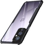 Shockproof Crystal Clear Back Cover Case for OnePlus 9 5G | 1+9 5G (Hard | Hybrid PC + TPU | Full Armour Device & Camera Protection | Black)