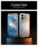 kelpuj Crystal Clear Transparent Back Case Cover for Motorola Moto G24 Power 5G | Full Device & Camera Protection Shockproof TPU Silicone Back Cover Case Transparent - Image 5