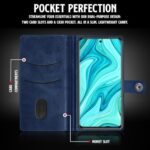 Shock Proof Flip Cover Back Case for Redmi Note 10 Lite | Magnetic Wallet Leather Case with Stand - Image 5