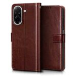 Shock Proof Flip Cover Back Case for Redmi A5 | Magnetic Wallet Leather Case with Stand - Image 3