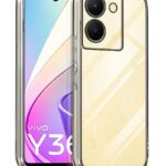 Crystal Clear Transparent Back Case Cover for Vivo Y36 | Full Device & Camera Protection Shockproof TPU | Flexible Silicone Back Cover Case Transparent