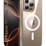 Ultra-Hybrid Back Case Cover for iPhone 16 Pro | Compatible with MagSafe | Drop and Camera Protection | Shock Proof Crystal Clear Mobile Back Case (PC+TPU, Transparent)
