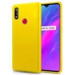 Shock Proof Ultra Thin Back Case for Realme 3 | Matte Anti Slip Soft Back Case Cover with Camera Protection Bump for Oppo Realme 3 - Sunshine Yellow [ Launch Offer ]