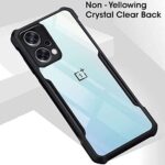 Shock Proof Clear Back Cover Case Mobile Cover for 1+ OnePlus Nord CE 2 Lite 5G (Hard | Hybrid PC + TPU | Full Armour Device & Camera Protection | Black) - Image 7