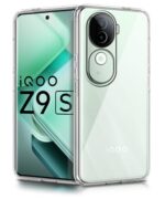 Transparent Back Cover Case for iQOO Z9s 5G | Vivo V40e 5G | Raised Bumps for Full Device & Camera Protection Shockproof TPU Silicone Back Case Mobile Cover Transparent
