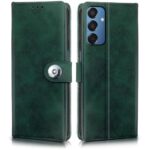 Shock Proof Flip Cover Back Case for Samsung Galaxy M35 5G | Magnetic Wallet Leather Case with Stand