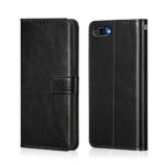 Shock Proof Flip Cover Back Case for Realme C2 | Magnetic Wallet Leather Case with Stand