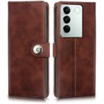 Shock Proof Flip Cover Back Case for Vivo V27 | Magnetic Wallet Leather Case with Stand