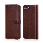 Shock Proof Flip Cover Back Case for Oppo K1 | Magnetic Wallet Leather Case with Stand