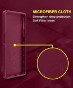 Ultimate Silicon Back Cover Case for 1+ OnePlus Nord CE 3 5G | Military Grade Drop Protection Shockproof Bumper | Anti-Slip Grip | Scratch Proof Micro-Fibre Cloth Inside (Crimson Red) - Image 5