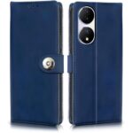 Shock Proof Flip Cover Back Case for Vivo Y100 5G | Magnetic Wallet Leather Case with Stand