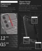 Back Cover for Realme 14x 5G | Realme Narzo 80x | P3x with Hexa Cube Design | Ultra Slim Soft Case | Velvet Fabric | Matte Silicone Flexible Mobile Case | Camera Protection - Grey - Image 7