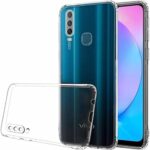 Flexible Shockproof Crystal Clear TPU Back Cover Case Full Protection with Cushioned Edges Clear TPU Back Case Cover for Vivo Z1 Pro - Transparent