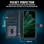 Shock Proof Flip Cover Back Case for Realme P2 Pro 5G | Magnetic Wallet Leather Case with Stand - Image 5