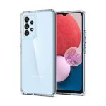 kelpuj Ultra Hybrid Transparent Back Cover for Samsung Galaxy A13 4G | Crystal Clear Shockproof TPU Silicone Back Cover Case Transparent